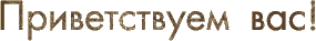 Приветствуем Вас